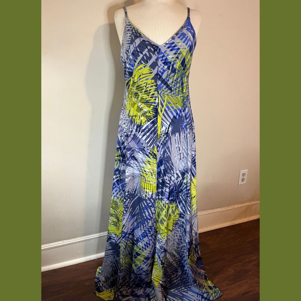 J. Lo Tropical Print Maxi Dress